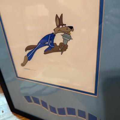 ANIMALYMPICS 1979 FRAMED ART