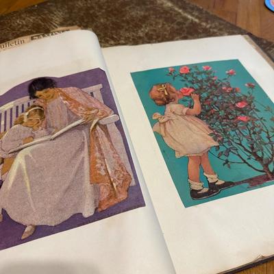 vintage antique book lot