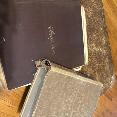 vintage antique book lot