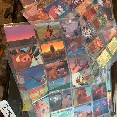 LION KING COLLECTOR CARD LOT