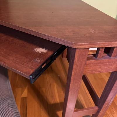 CORNER OFFICE DESK, CHAIR LOT