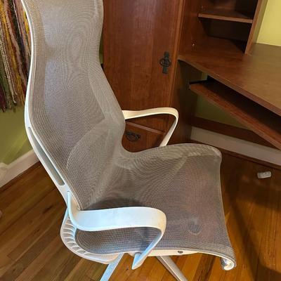 CORNER OFFICE DESK, CHAIR LOT