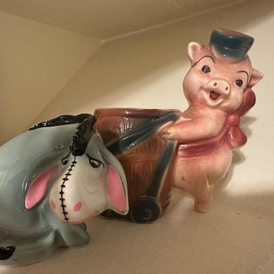 EEYORE, SHAWNEE PIG PLANTER