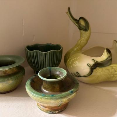 HULL POTTERY SWAN & MORE!