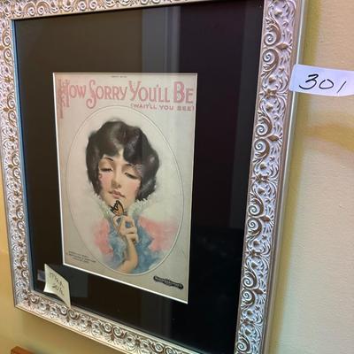 how sorry you'll be framed poster