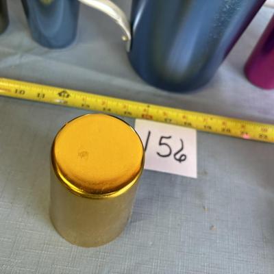 Metal Pitcher and Glass Lot