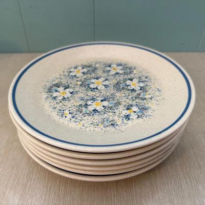 Lenox Temper-ware “Dewdrops” Coffee Cups, Creamer, Sugar, and Plates