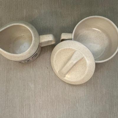 Lenox Temper-ware “Dewdrops” Coffee Cups, Creamer, Sugar, and Plates