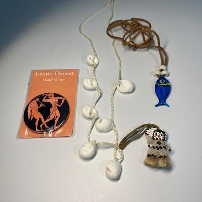 Misc. jewelry and mirror