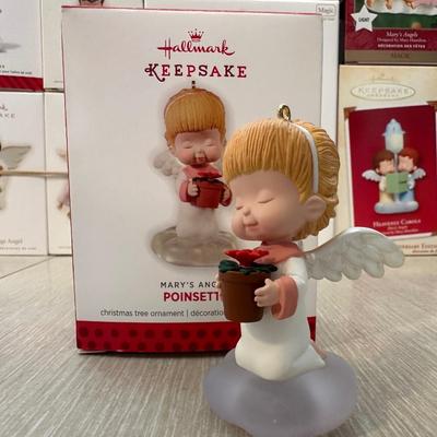 Vintage Mary's Angels Hallmark Ornaments (1988-2023) Angel Christmas Ornaments