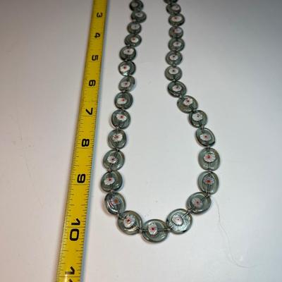 Millefiori bead necklace