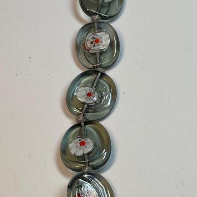 Millefiori bead necklace