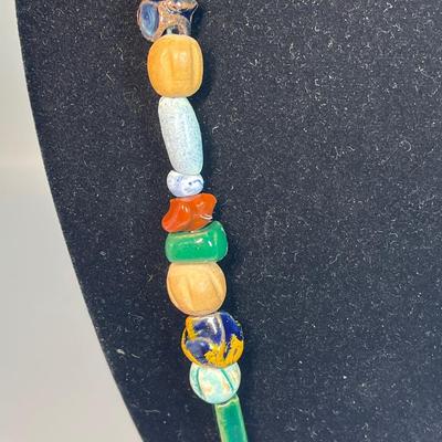 Navajo (?) Indian multi-gemstone necklace