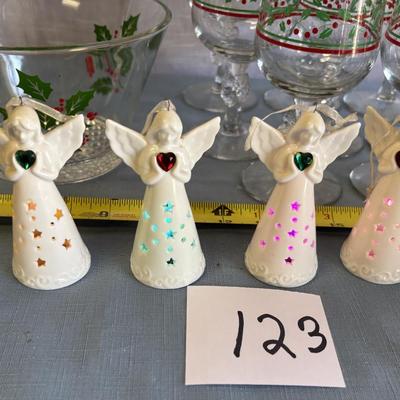 Christmas Glass and Decor Lot