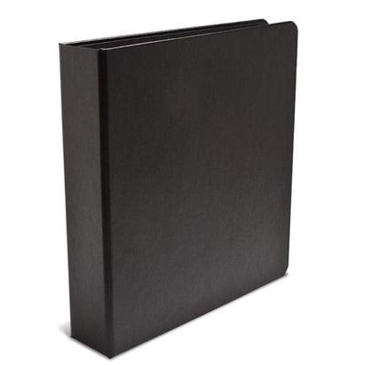 2-Pack Print File ALB-SB Grand Premium Archival Standard Buckram Album Binder, Black