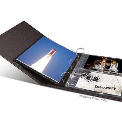 2-Pack Print File ALB-SB Grand Premium Archival Standard Buckram Album Binder, Black