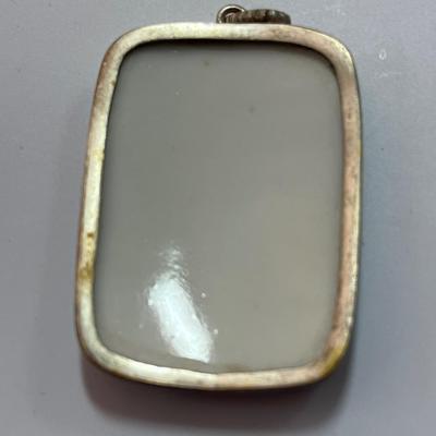 Vintage Chinese porcelain pendant