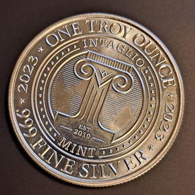 Latin Allure Memento Mori "Time Flies" 1 oz .999 Silver coin skull Tempus Fugit