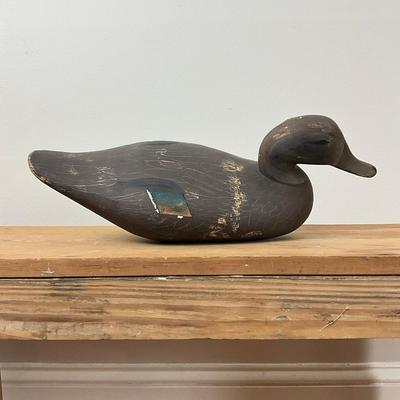 D501 Handcarved Working Mallard Decoy