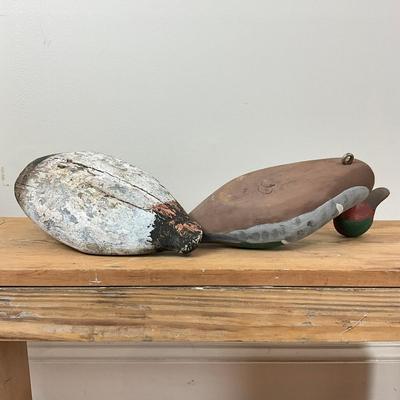 D503 Pair of Vintage Duck Decoys
