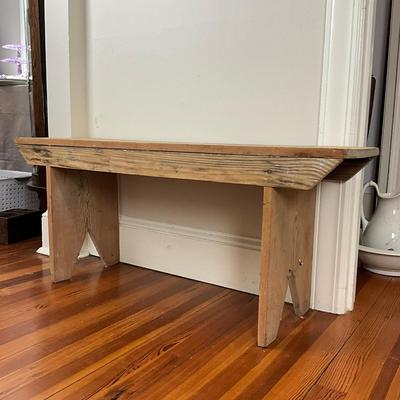 D510 Vintage Poplar/Pine Wood Bench
