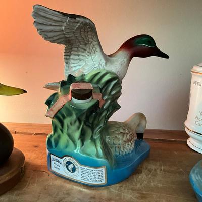 D513 Four Ducks Unlimited Jim Beam Decanters