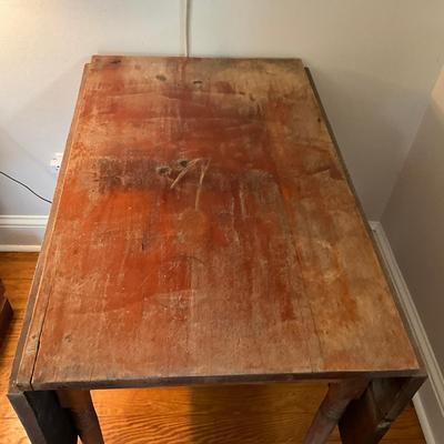 D518 Antique Dropleaf Table