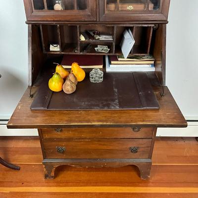 UBC522 Antique Mahogany Secretary Desk
