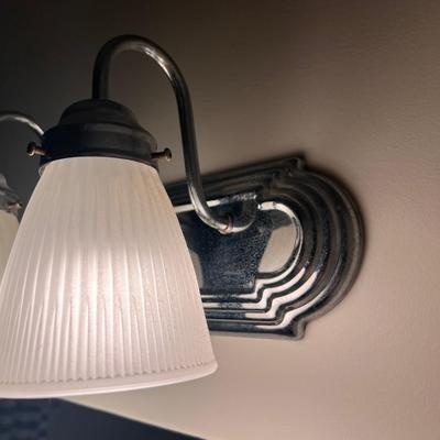 Decorative Chrome & Glass Light Fixtures (PBB-RG)