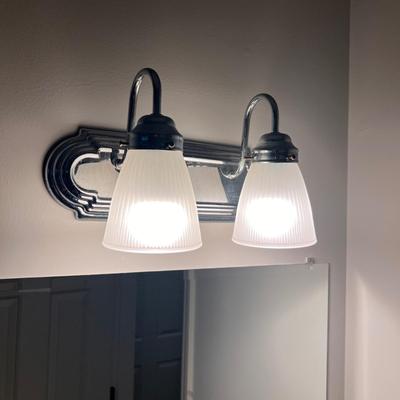 Decorative Chrome & Glass Light Fixtures (PBB-RG)