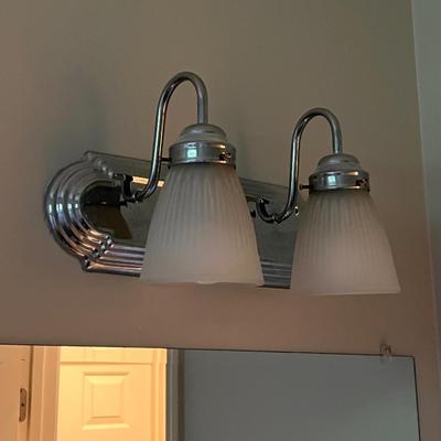Decorative Chrome & Glass Light Fixtures (PBB-RG)