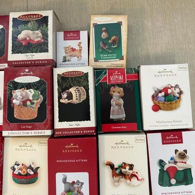 Hallmark Ornaments - Mischievous Kittens Series