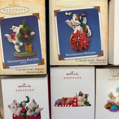 Hallmark Ornaments - Mischievous Kittens Series