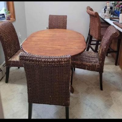 Sale Photo Thumbnail #367: TABLE WITH 4 CHAIRS