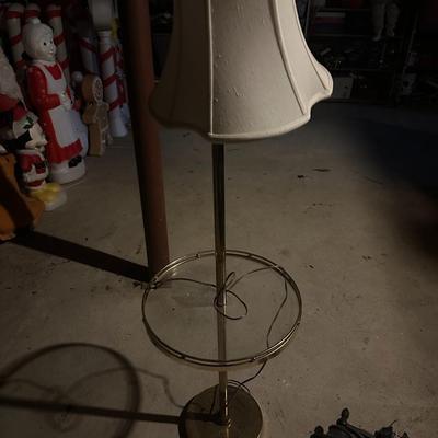 Sale Photo Thumbnail #418: LAMP WITH SHELF