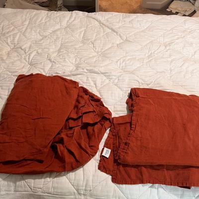 Serena & Lily 100% Linen King Duvet Cover W/Sheets & Pillowcases (GBB-RG)