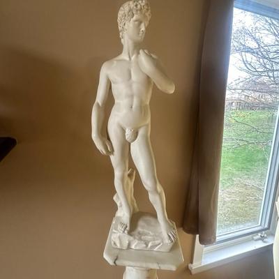 Sale Photo Thumbnail #552: Veronese Design 13 Inch David by Michelangelo Statue Resin Sculpture