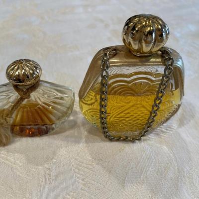 Avon Purse Petite & Topaz Cologne with 2 necklaces