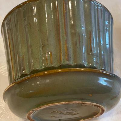 5” tall McCoy pottery planters pot