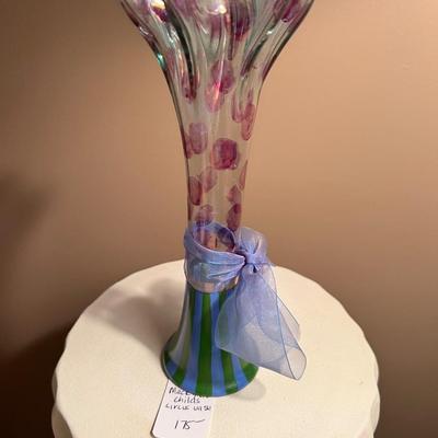 Mackenzie-Childs Circus Vase