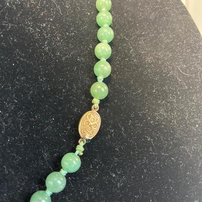 Vintage Jade/Cloisonne necklace