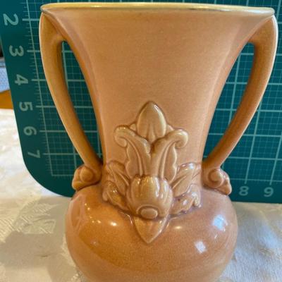 Red Wing 936 double handle vase