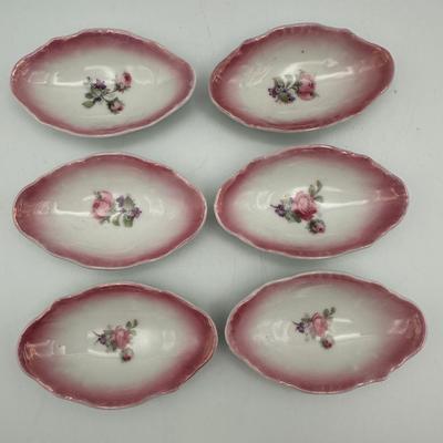 Germany Oval Dish Set with Rose Design