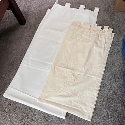 Pottery Barn, Garnet Hill - Asst. King Bedding Plus Tab Top Drapes & Shower Curtain (PBB-RG)