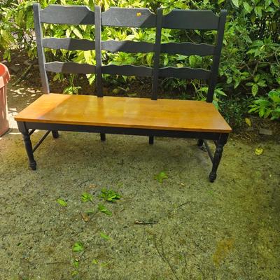 Repurposed Triple Chair Bench