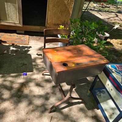 Antique Student Desk