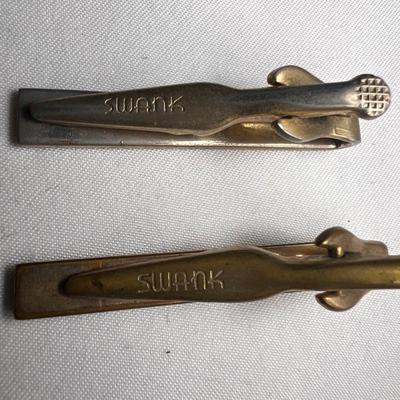 Swank Sterling Silver Tie Clip & More (K-RG)