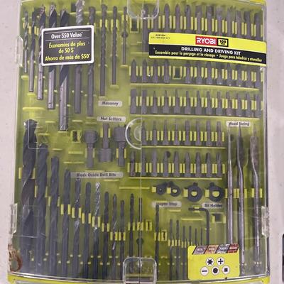 Ryobi drilling and driving kit