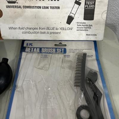 In-line, spark tester, remote, starter switch, universal combustion leak tester