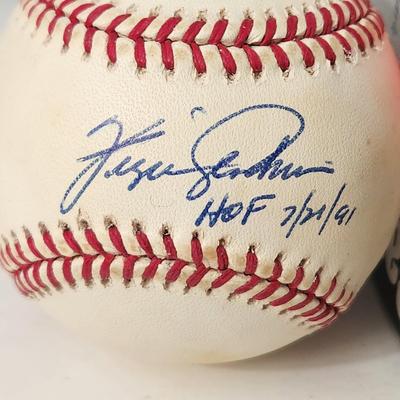 Fergie Jenkins HOF 7/21/91 OMLB Signed Autographed Baseball